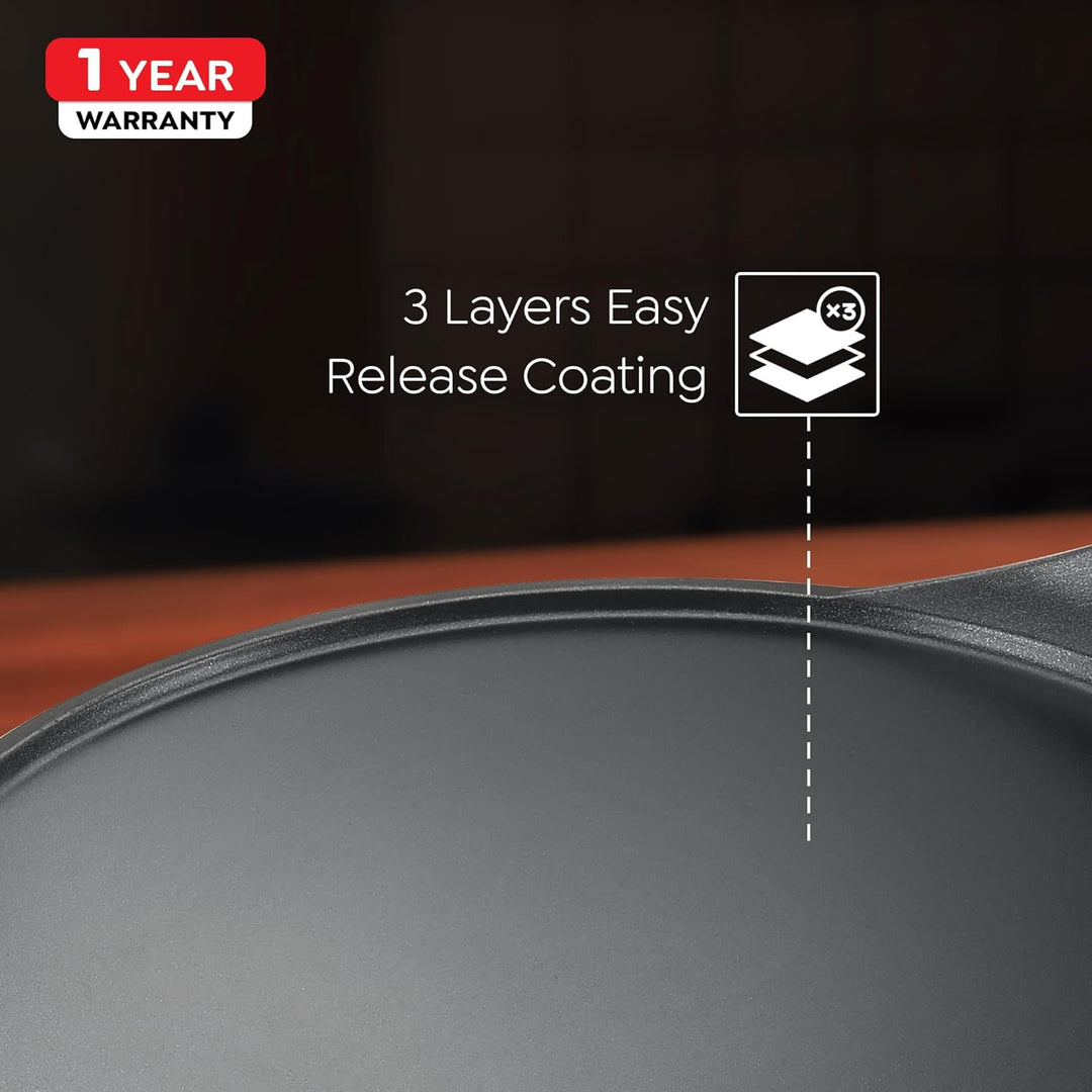 Prestige Omega Diecast Plus Aluminium Non-stick Tawa 27Cm