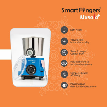 SmartFingers Masala Plus Table Top Masala Wet Grinder 230V 2L