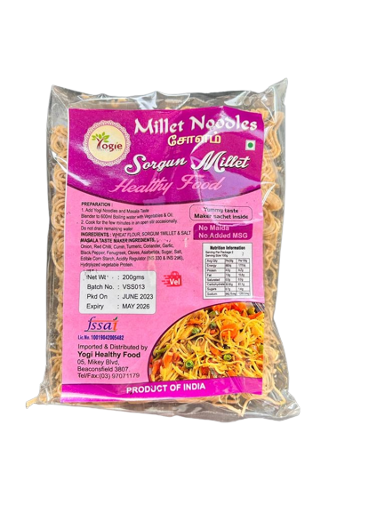 Yogie Jowar (Sorghum) Millet Noodles 200G