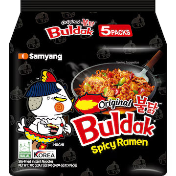 Samyang Buldak Original Spicy Ramen 700G - 5 Pack