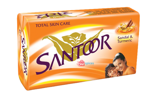 Santoor Sandal Turmeric Soap 150G