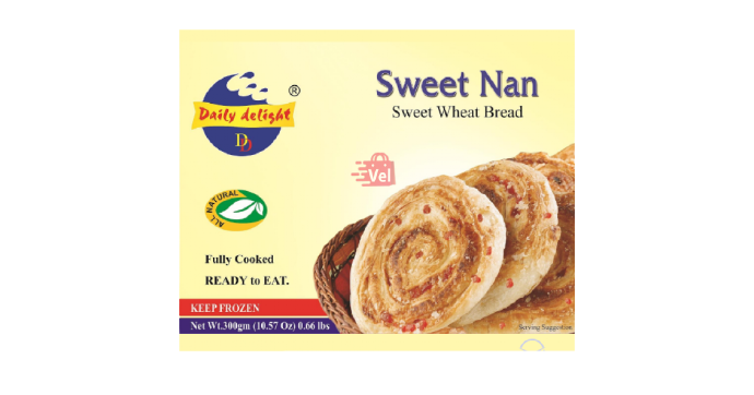 Daily Delight Sweet Naan 300g Frozen