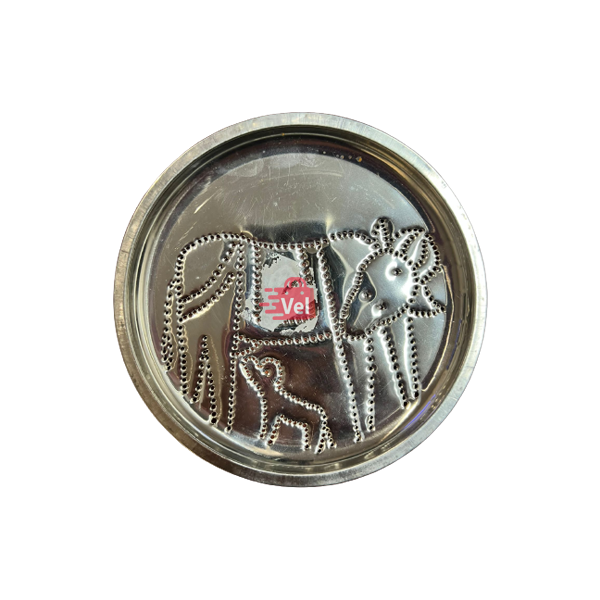 Stainless Steel Kolam Achu Design 1