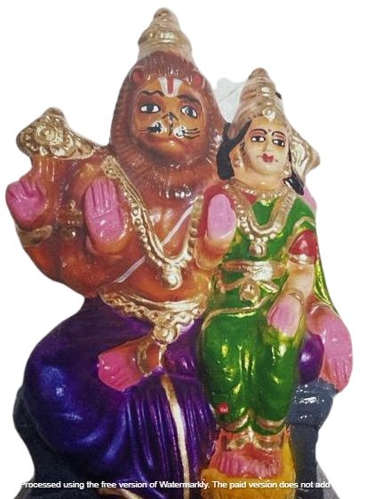 Narasimar Lakshmi Set/ Dasa Avataram Golu Set/ Ten Incarnations Navarathri Dolls/ Kolu dolls/ Dasavatara Golu Bommai/ Dhasavataram Navaratri Set/ Ten Avatars Golu Dolls/ Dasa Avatars Navarathri Set/ Navarathri golu dolls