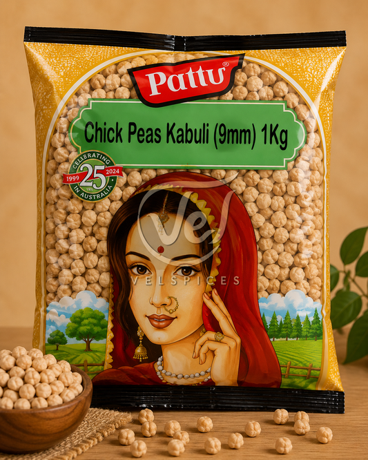 Pattu Chick Peas Kabuli (9mm) 1kg