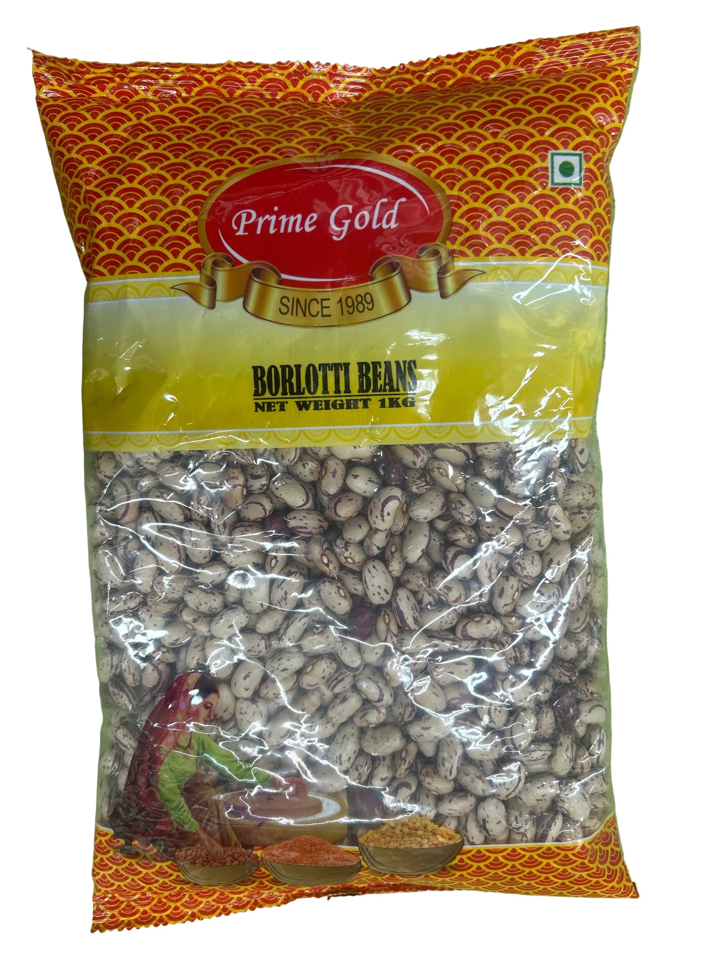 Prime Gold Borlotti Beans 1Kg