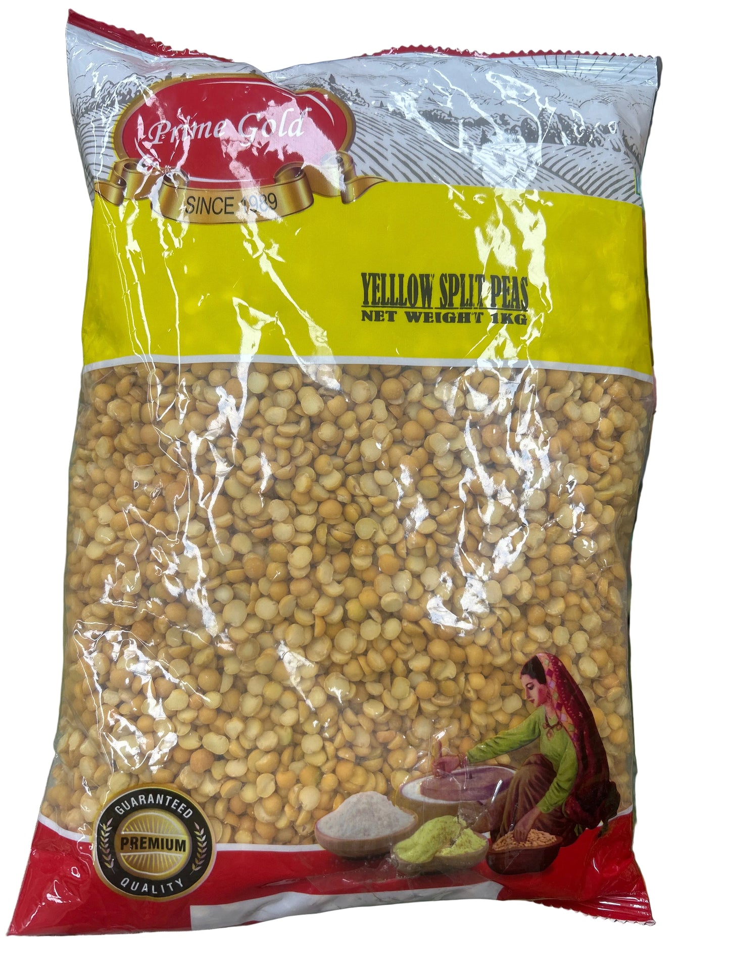 Prime Gold Yellow Split Peas 1Kg