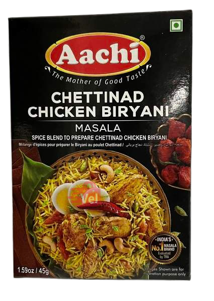 Aachi Chettinad Chicken Briyani Masala 45G