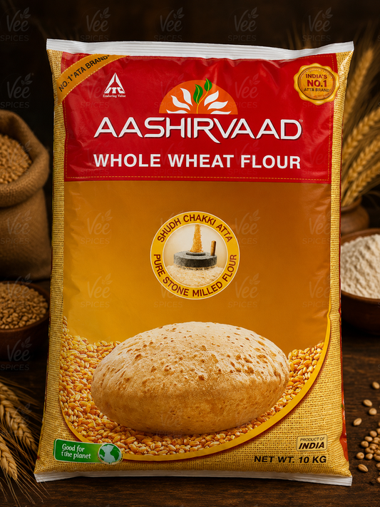 Aashirvaad Whole Wheat Flour (Atta) Export Quality Pack 10kg