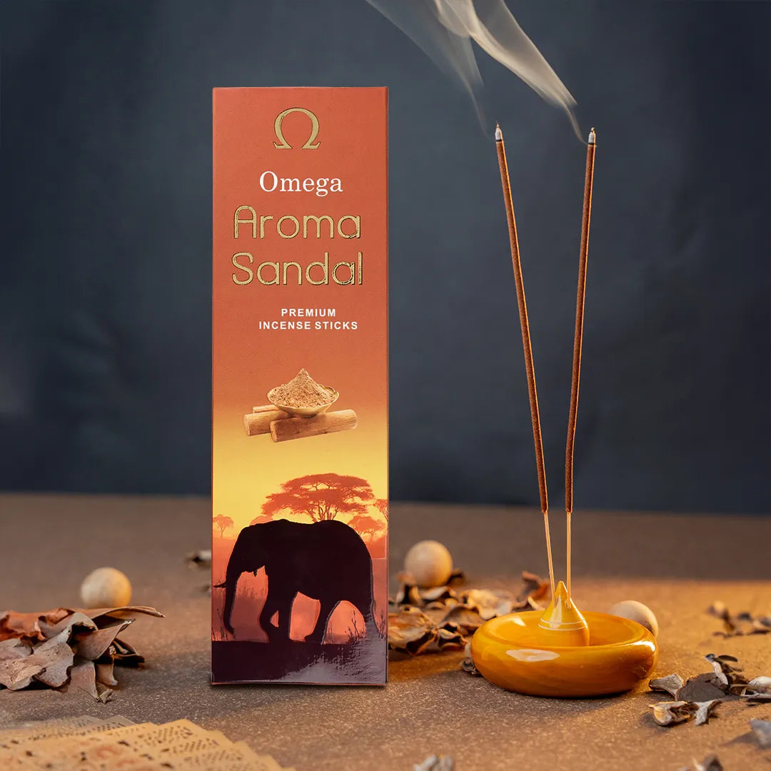 Omega Aroma Sandal Incense Sticks 100G