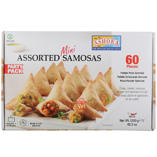 Ashoka Assorted Mini Samosa 1.2kg Frozen