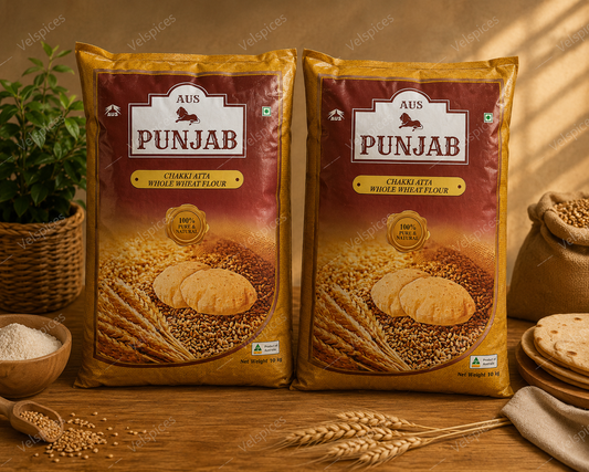 Aus Punjab Chakki Atta Whole Wheat Flour 20kg