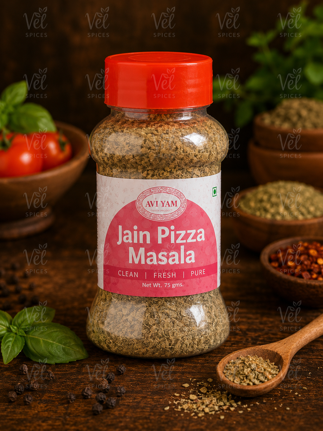 Avinyam Jain Pizza Masala 75g
