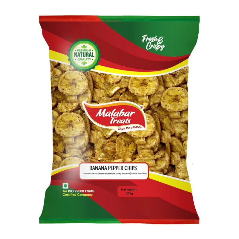 Malabar Pepper Banana Chips 200G