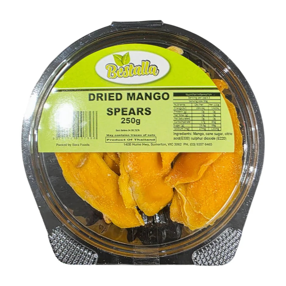 Bestalla Dried Mango Spears 250G