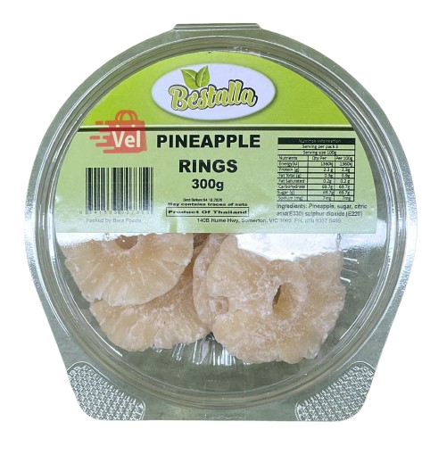 Bestalla Pineapple Rings 300G