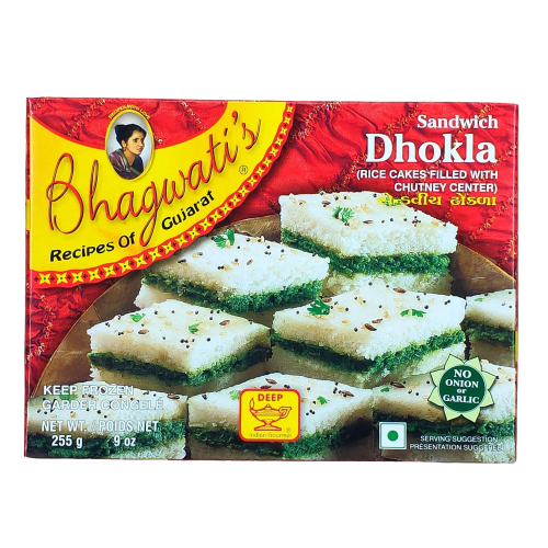 Bhagwatis Sandwich Dhokla 255G Frozen