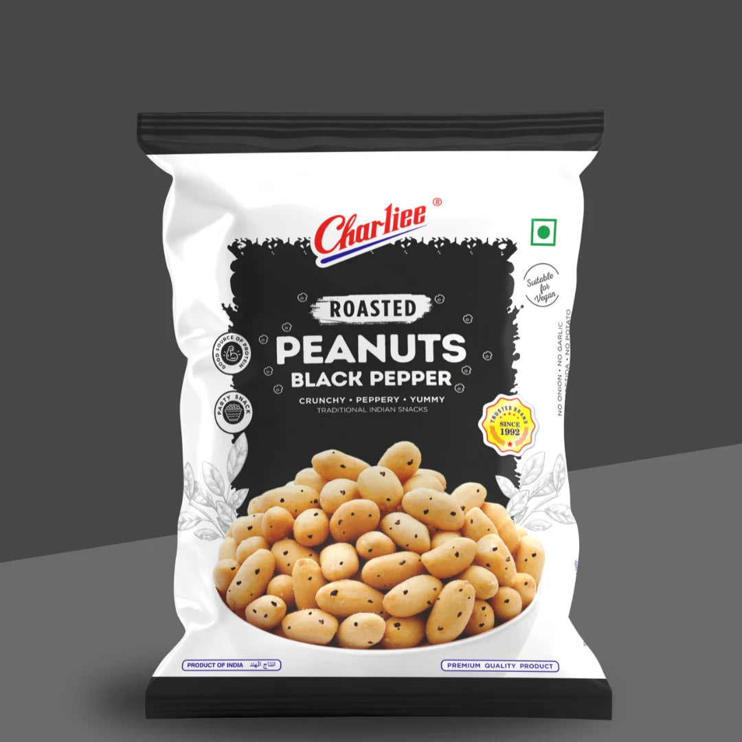 Charliee Roasted Blackpepper Peanuts 140g