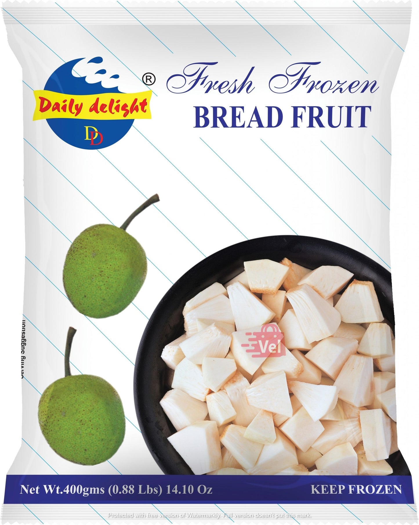 Daily Delight Bread Fruit 400G Frozen