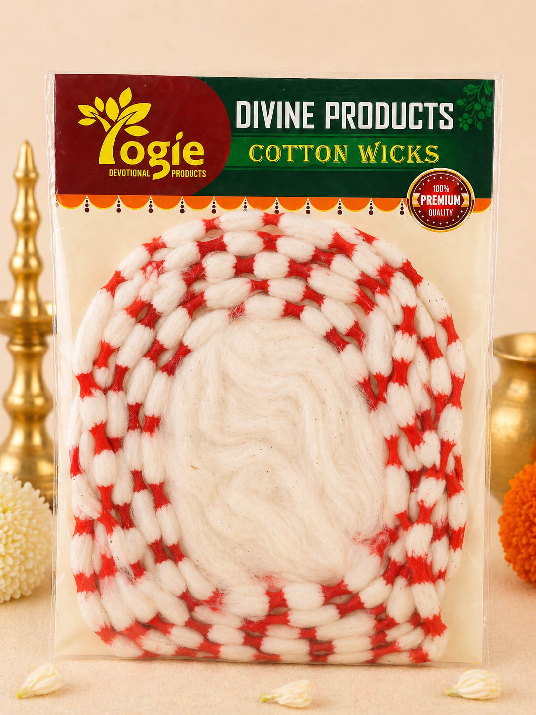 Yogie Panju Vasthiram Red Cotton Malai Pack