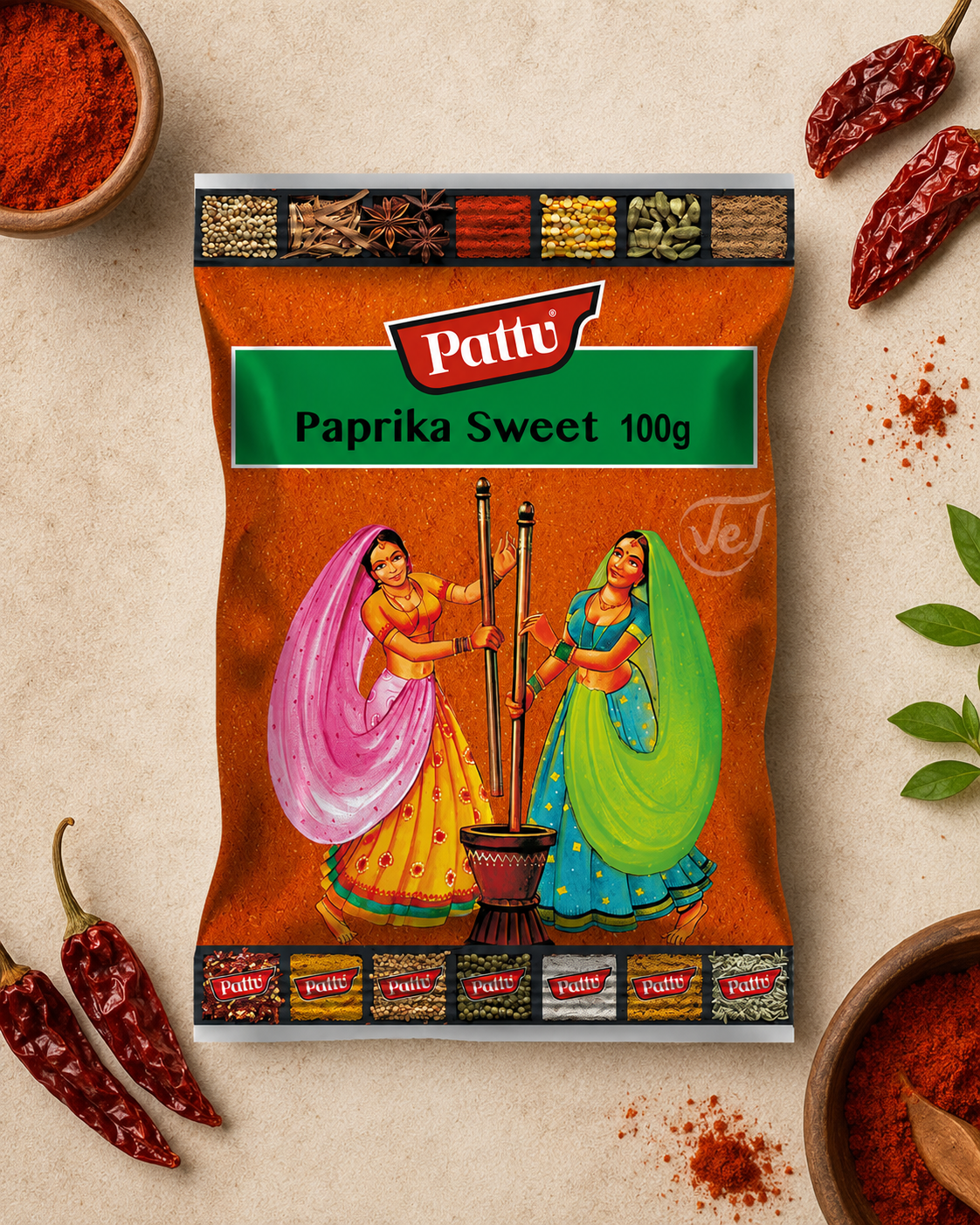 Pattu Paprika Sweet 100G