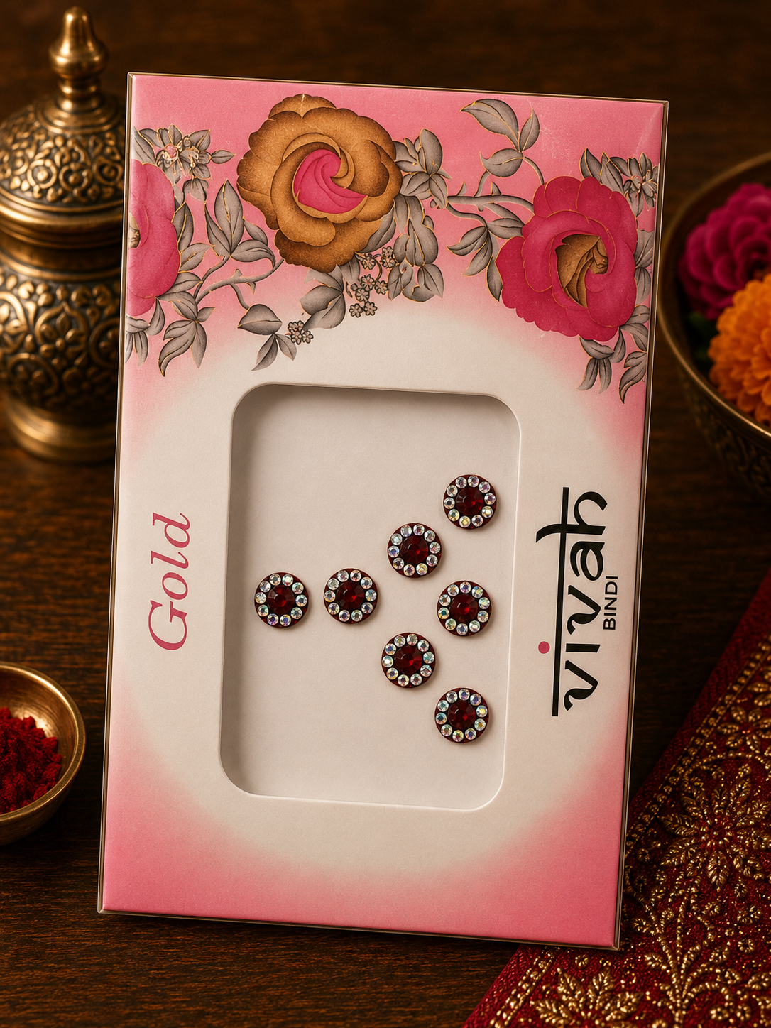 Bindi Card Red Small