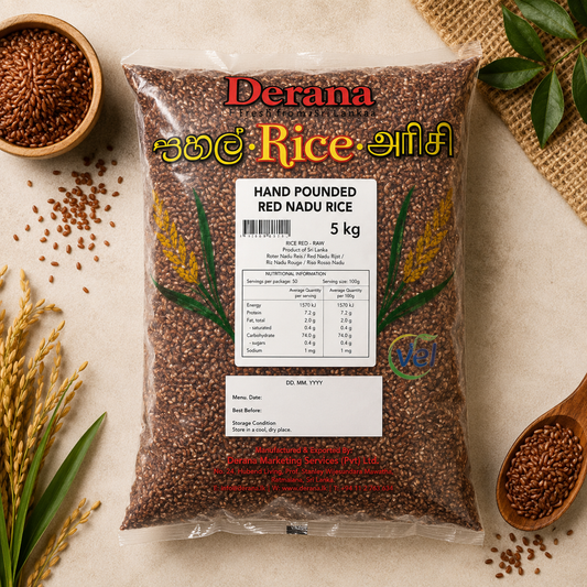 Derana Hand Pound Red Nadu Rice 5Kg