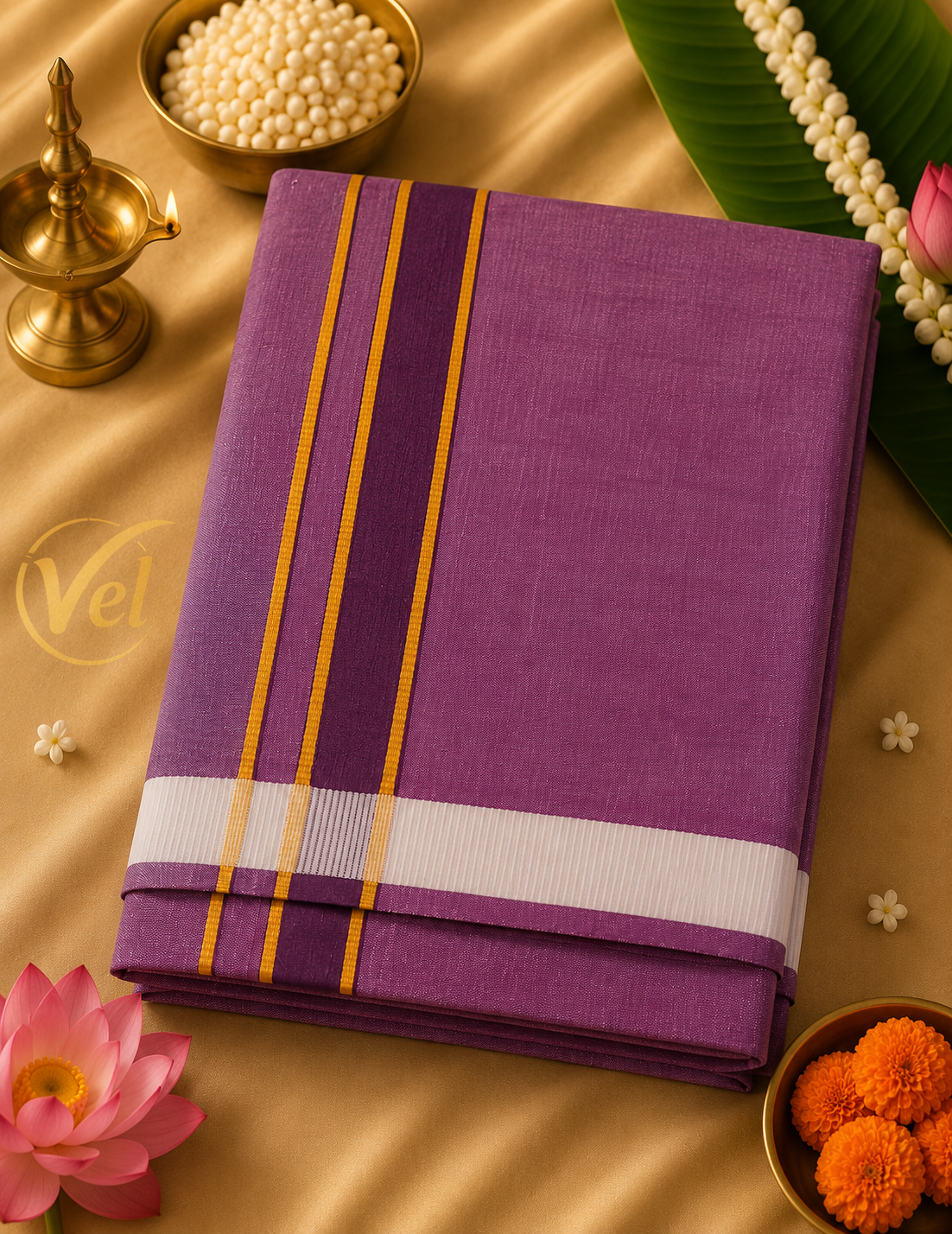 Jilla Fancy Dark Bondhu 2 metres Pink