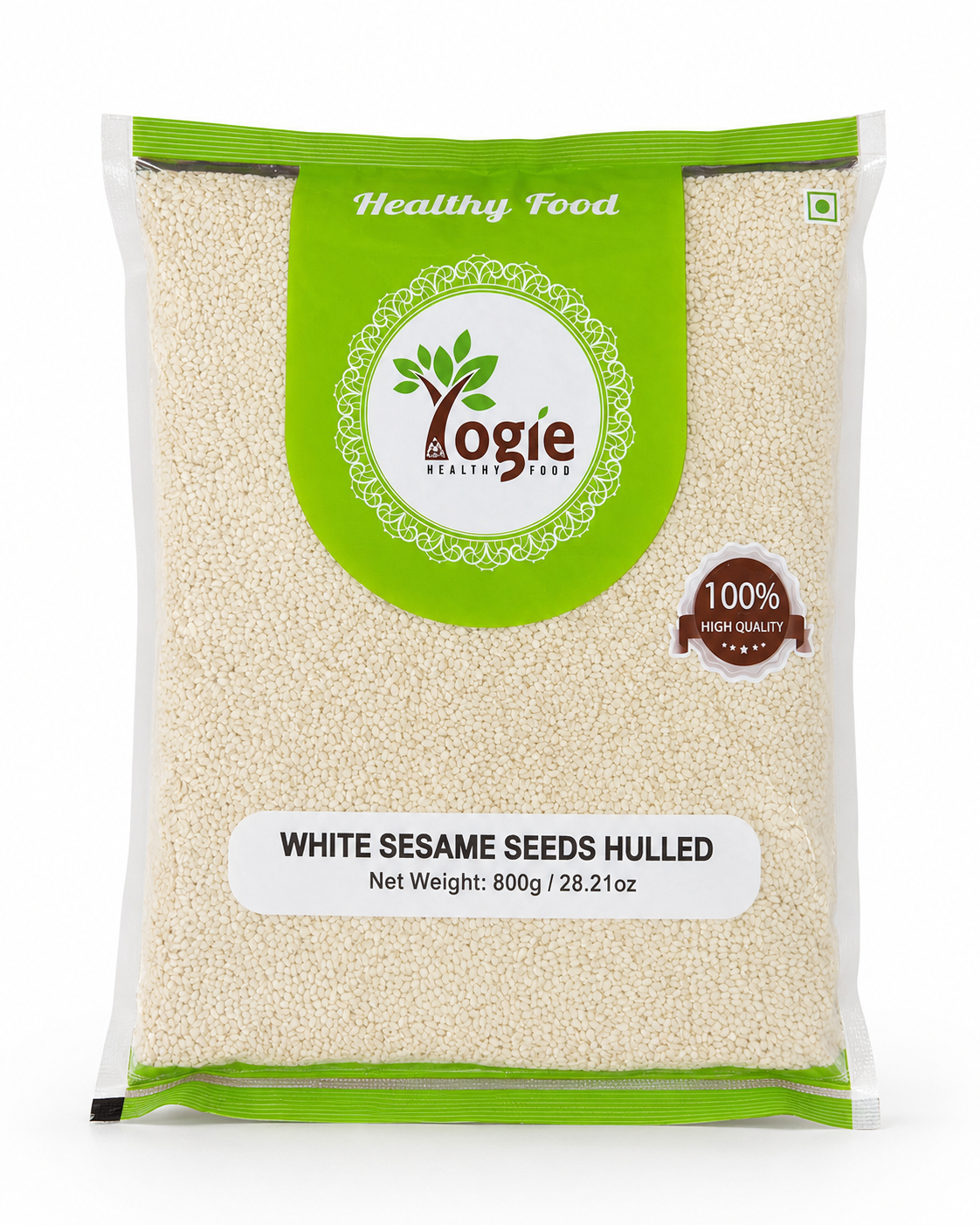 Yogie White Sesame Seeds Hulled (Without Skin) 800G-Winter Sale