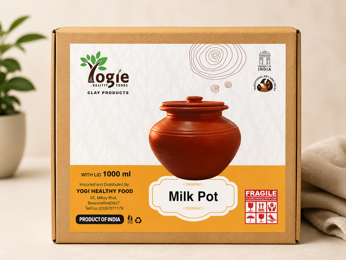 Yogie Milk Pot 1L