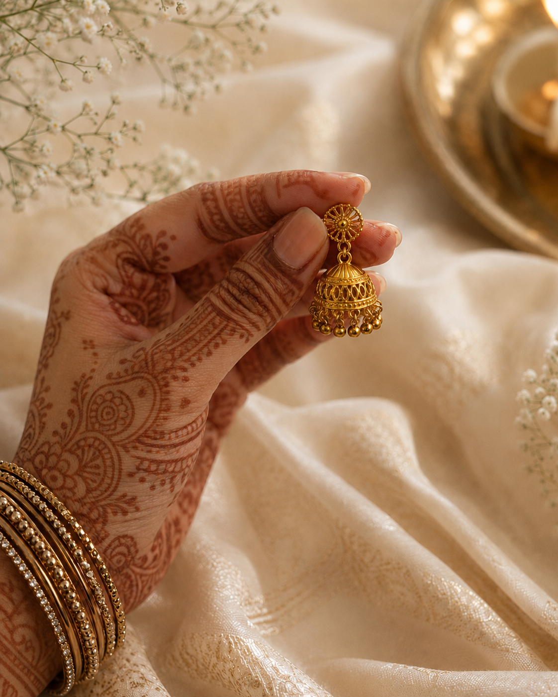 Rani Jhumka Earrings - Online Exclusive Jimmiki