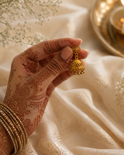Rani Jhumka Earrings - Online Exclusive Jimmiki