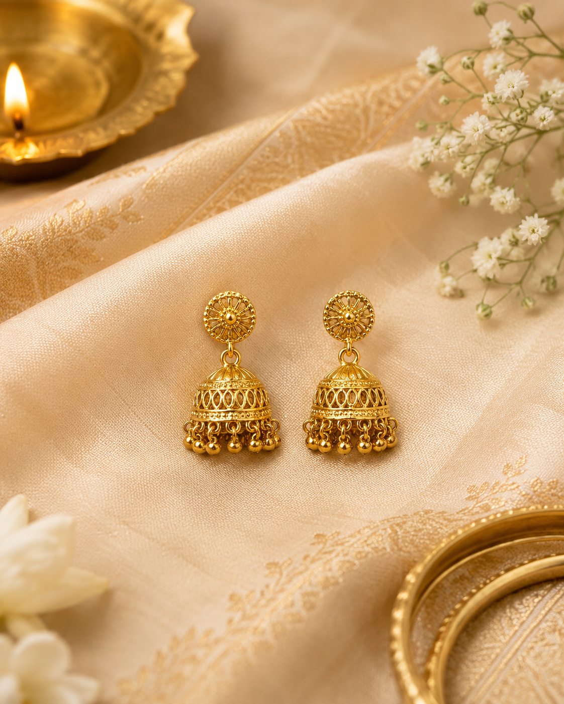 Rani Jhumka Earrings - Online Exclusive Jimmiki