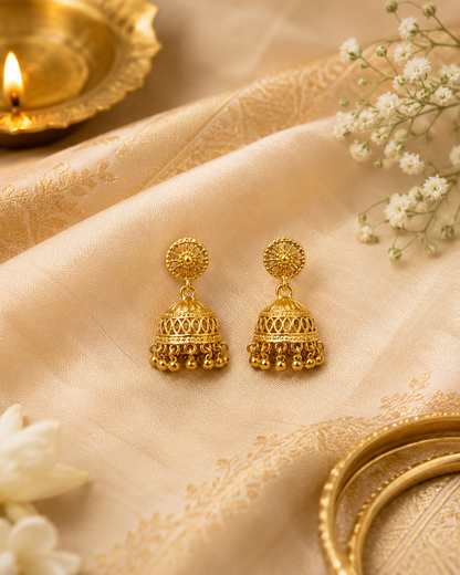 Rani Jhumka Earrings - Online Exclusive Jimmiki