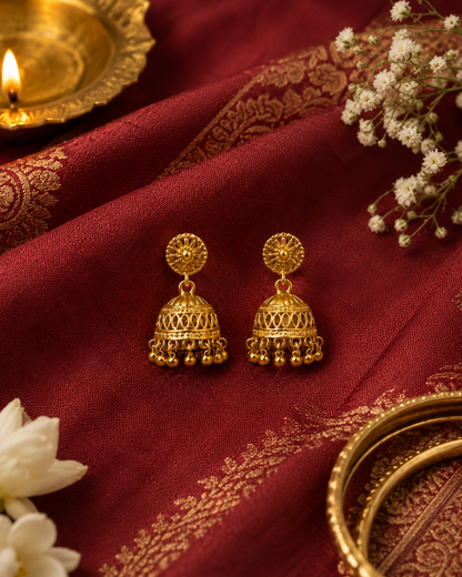 Rani Jhumka Earrings - Online Exclusive Jimmiki