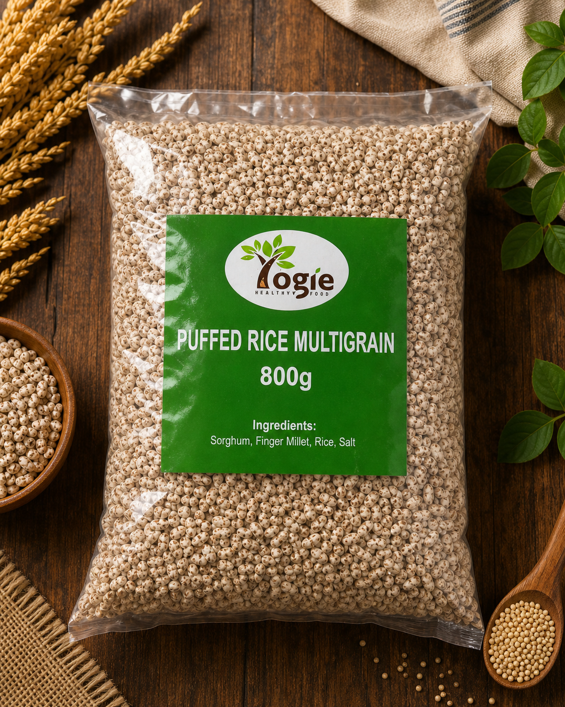 Yogie Puffed Rice Multigrain 800g