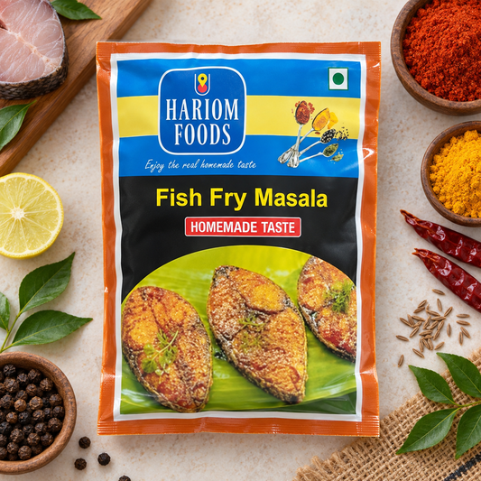 Hariom Foods Fish Fry Masala 100G