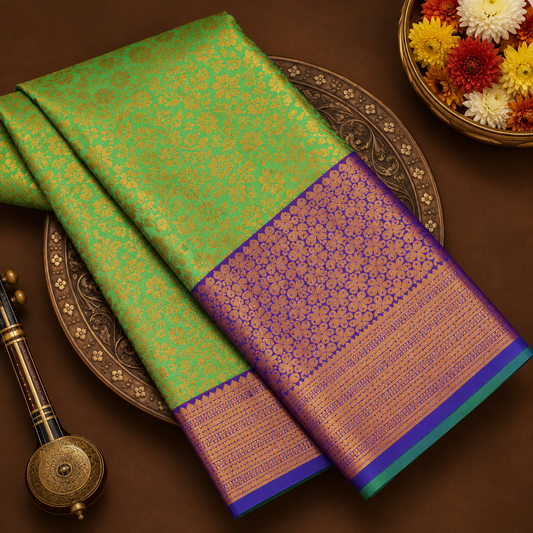 Green Pattu Saree