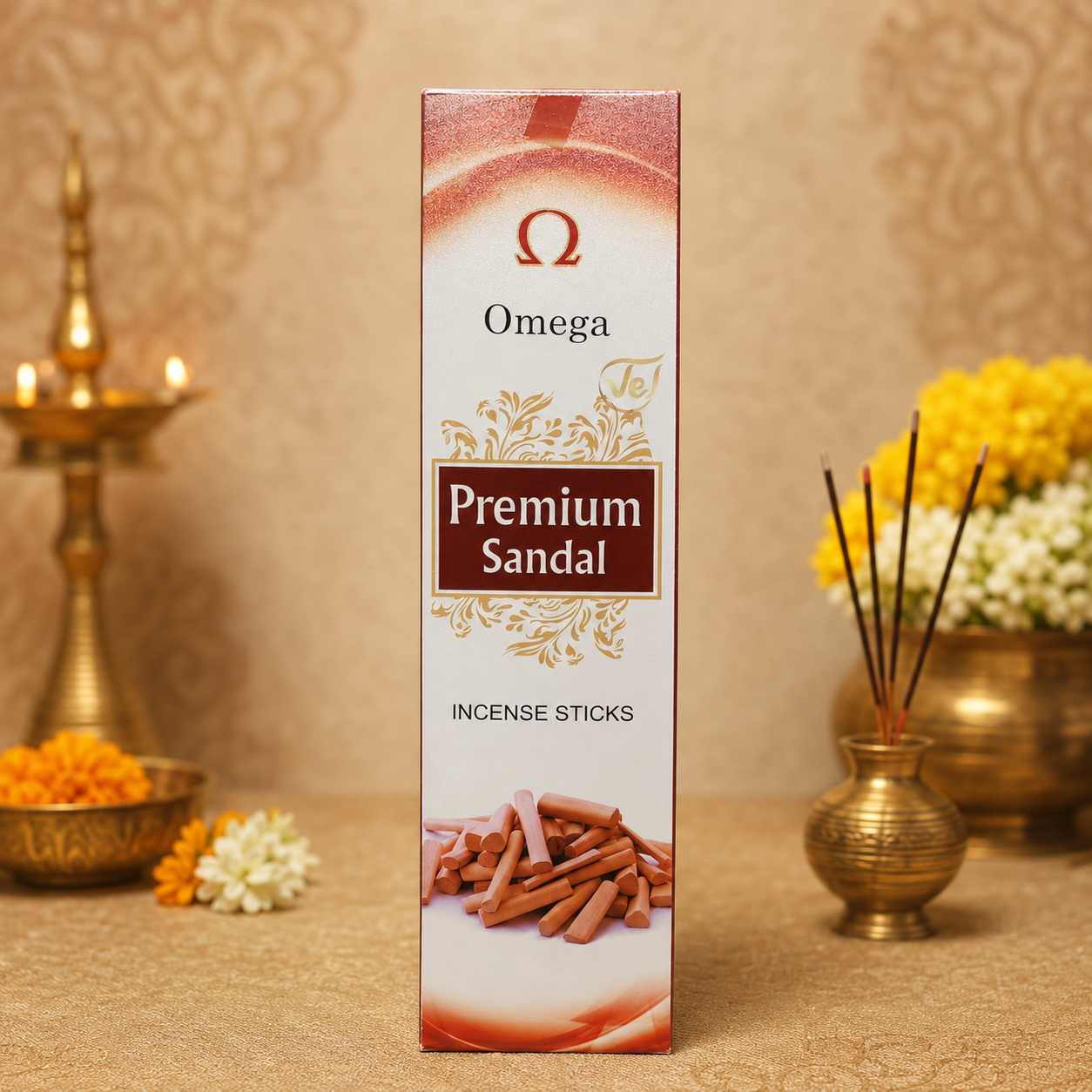 Omega Premium Sandal Incense Stick 90G