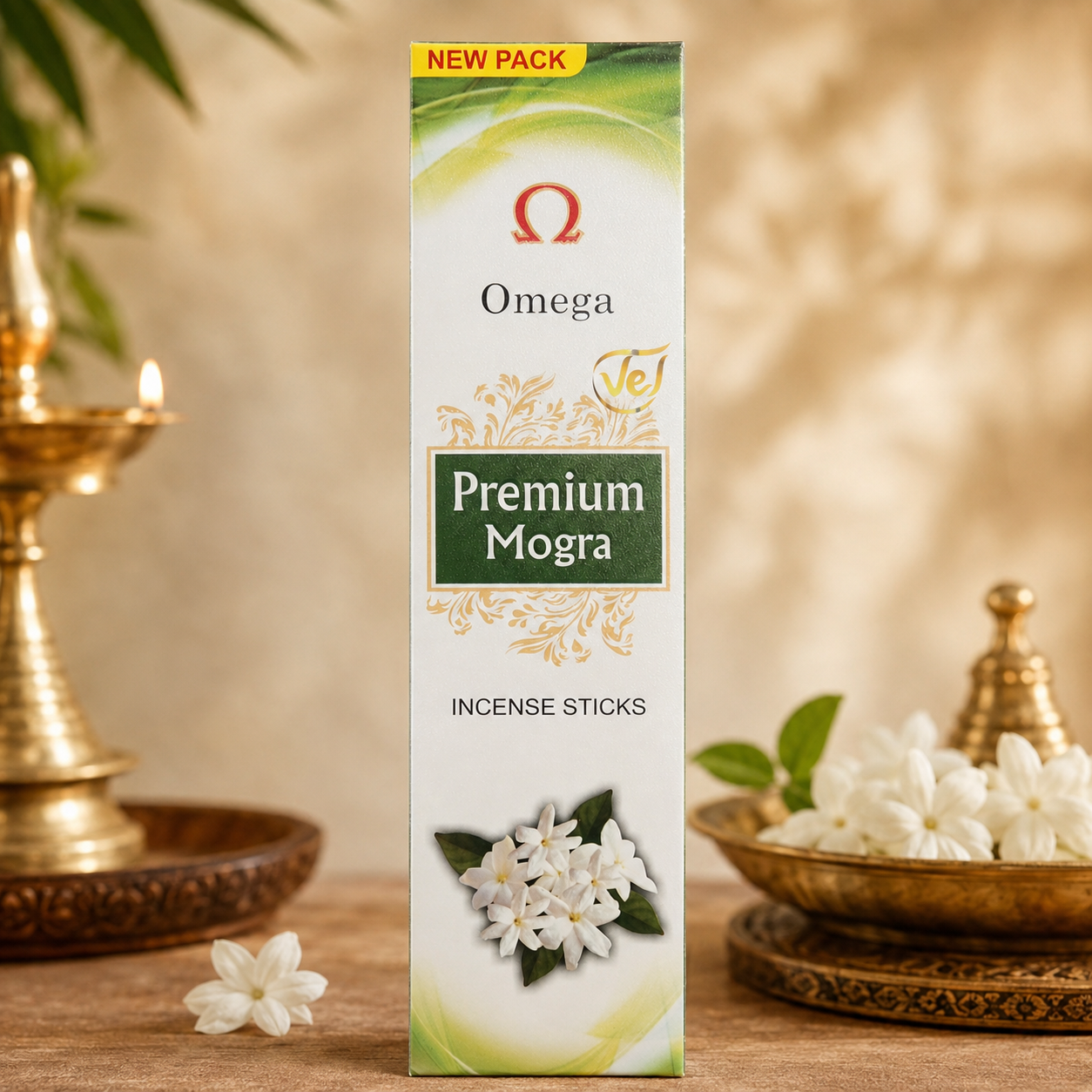 Omega Premium Mogra Incense Stick 90G