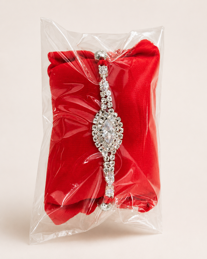Rakhi/ Raki Oval Shape Stone with Beads(Online exclusive)