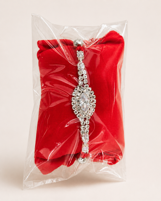 Rakhi/ Raki Oval Shape Stone with Beads(Online exclusive)