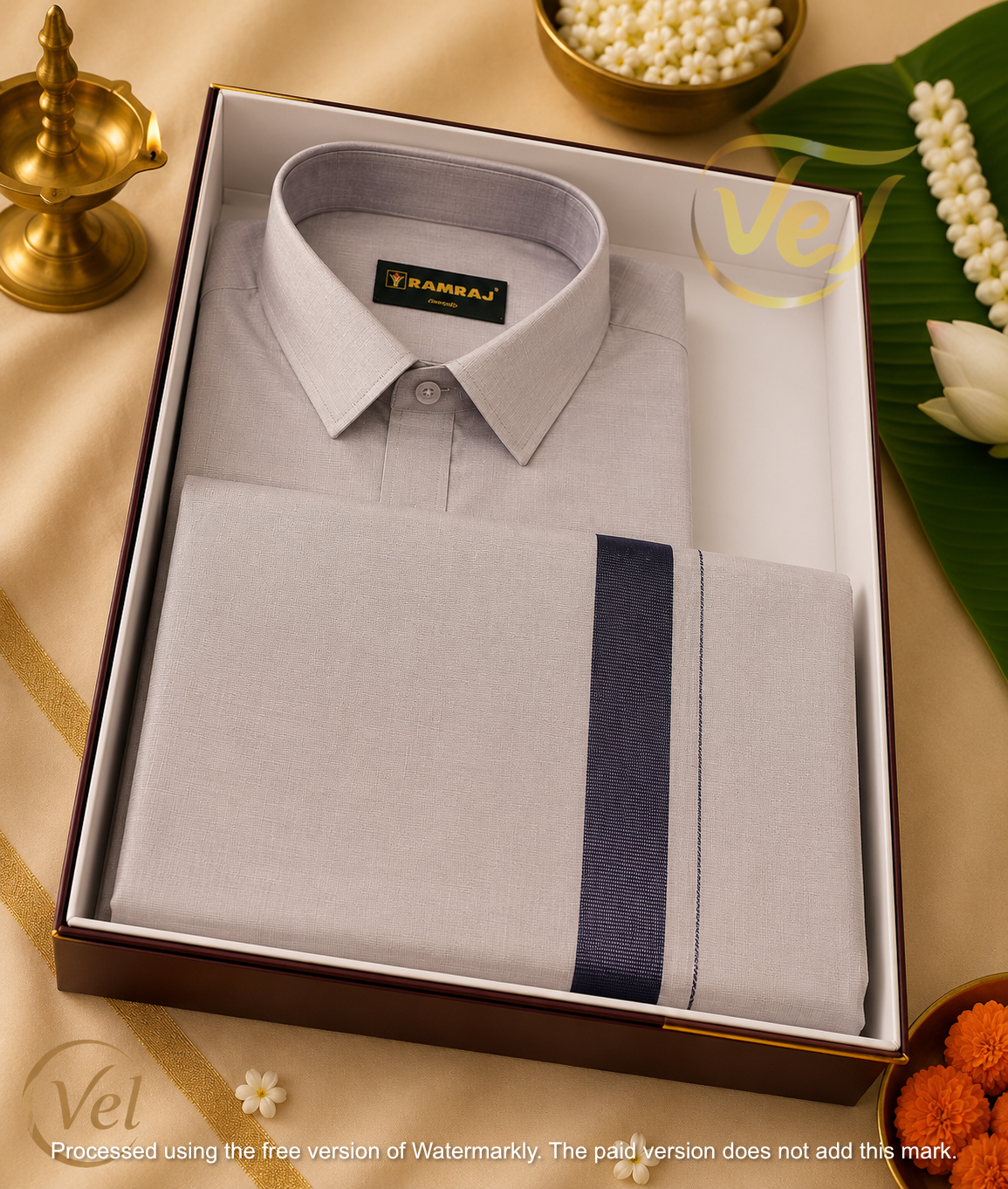 Ramraj Sankalpam Dhoti and Shirt Set - (Multiple Colours and Sizes Available)
