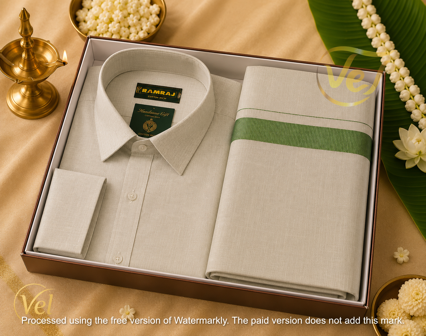 Ramraj Sankalpam Dhoti and Shirt Set - (Multiple Colours and Sizes Available)