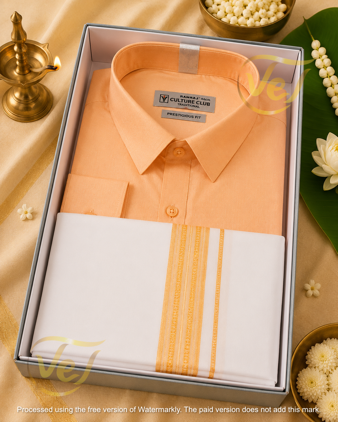 Culture Club  Dhoti and Shirt Set (multiple colours and sizes)