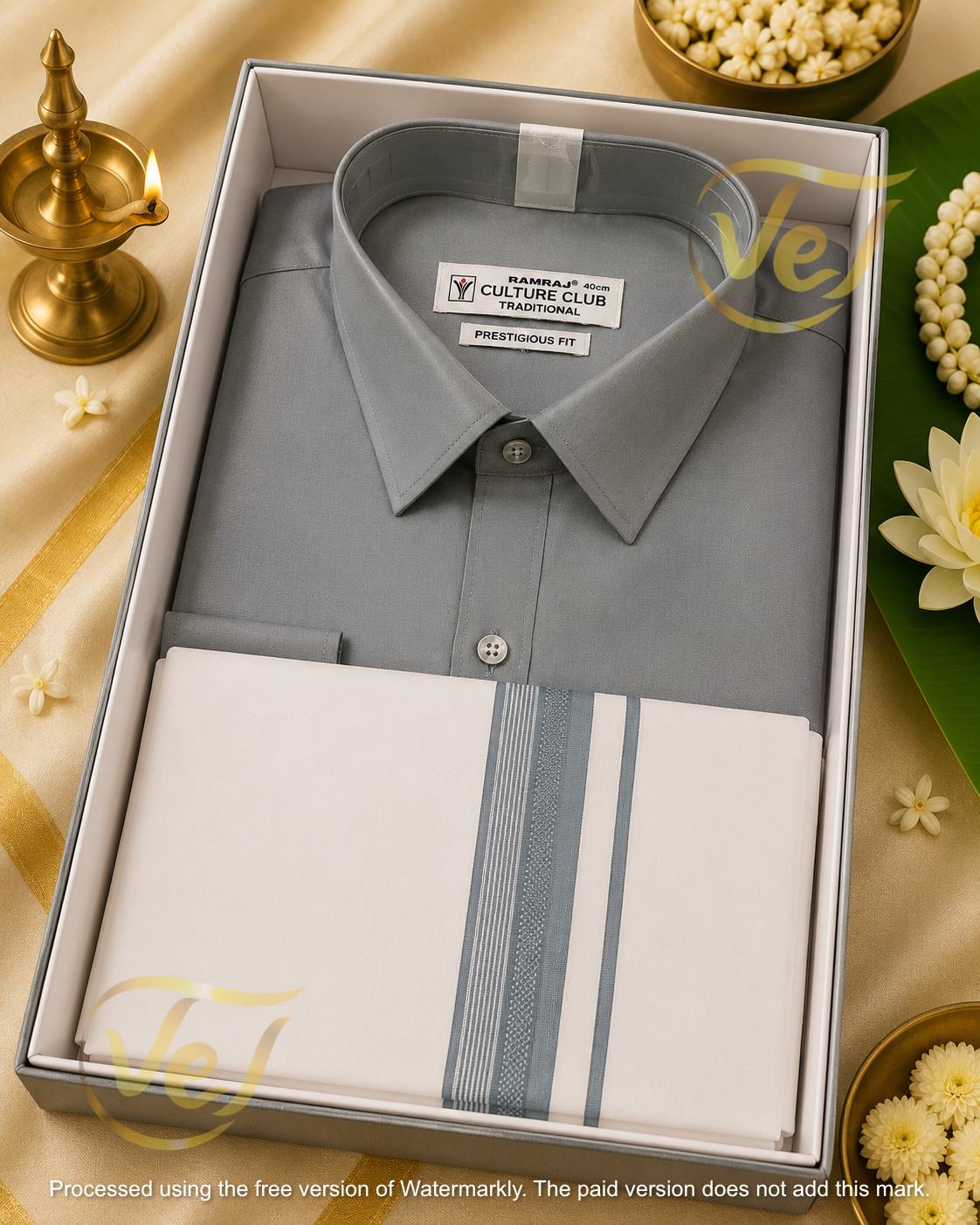Culture Club  Dhoti and Shirt Set (multiple colours and sizes)