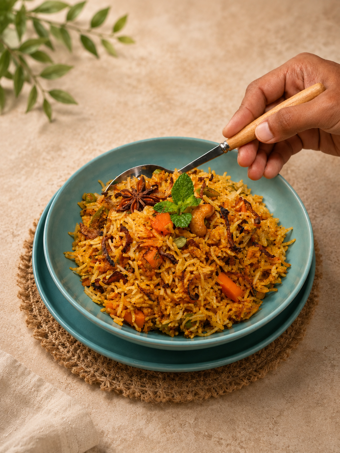 Bowl Ful Veg Biryani 70G (Vegetarian)