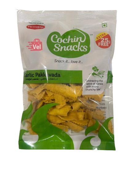 Cochin Snacks Garlic Pakkavada 150G