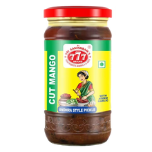777 Andhra Style Cut Mango Pickle With Added garlic 300g