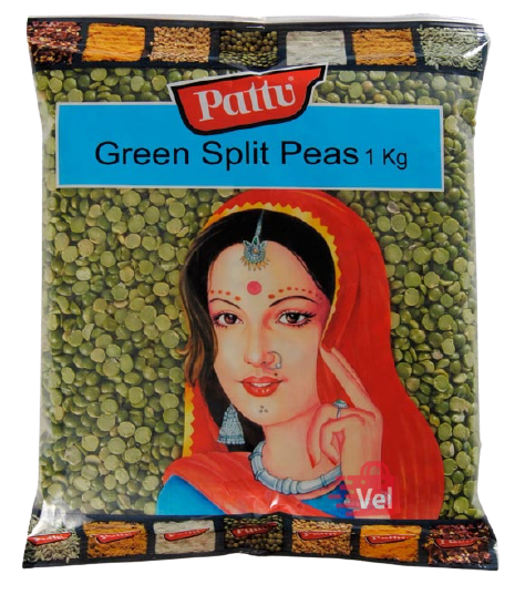 Pattu Green Split Peas 1Kg